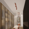 Plafonnier KARBON 60 Rouge Ocre Sollux | Plafonnier Design GU10