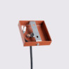 Suspension KARBON 1 Rouge Ocre Sollux | Suspension Design GU10