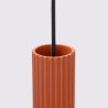 Suspension KARBON 2 Rouge Ocre Sollux | Suspension Design 2x GU10