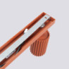 Plafonnier KARBON 3L Rouge Ocre Sollux | Plafonnier Linéaire Design 3x GU10