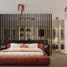 Plafonnier KARBON 4 Rouge Ocre Sollux | Plafonnier Design 4x GU10