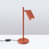 Lampe à poser KARBON Rouge Ocre Sollux | Lampe Design GU10