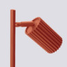 Lampe à poser KARBON Rouge Ocre Sollux | Lampe Design GU10