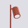 Lampe à poser KARBON Rouge Ocre Sollux | Lampe Design GU10
