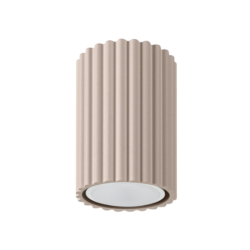 Plafonnier KARBON 10 Taupe Sollux | Spot Plafond Design GU10