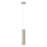 Lampe suspendue KARBON 1 Taupe Sollux | Suspension Design GU10