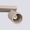 Plafonnier KARBON 2 Taupe Sollux | Plafonnier Design 2 Spots GU10