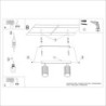 Plafonnier KARBON 2 Taupe Sollux | Plafonnier Design 2 Spots GU10