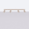 Plafonnier KARBON 4L Taupe Sollux | Plafonnier Design 4 Spots GU10