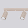Plafonnier KARBON 4L Taupe Sollux | Plafonnier Design 4 Spots GU10