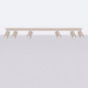 Plafonnier KARBON 6L Taupe Sollux | Plafonnier Design 6 Spots GU10