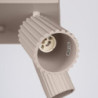 Plafonnier KARBON 4 Taupe Sollux | Plafonnier Design 4 Spots GU10