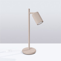 Lampe à poser KARBON Taupe Sollux | Lampe Design GU10