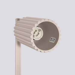 Lampe à poser KARBON Taupe Sollux | Lampe Design GU10