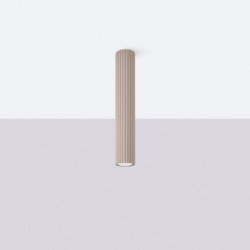 Plafonnier KARBON 40 Taupe Sollux | Spot Plafond Design GU10