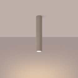 Plafonnier KARBON 40 Taupe Sollux | Spot Plafond Design GU10