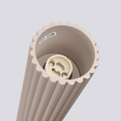 Plafonnier KARBON 40 Taupe Sollux | Spot Plafond Design GU10