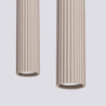 Lampe Suspendue KARBON 2 Taupe Sollux | Suspension Design GU10