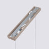 Lampe Suspendue KARBON 2 Taupe Sollux | Suspension Design GU10