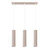 Lampe Suspendue KARBON 3L Taupe Sollux | Suspension Design GU10
