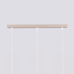 Lampe Suspendue KARBON 3L Taupe Sollux | Suspension Design GU10