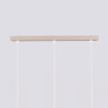 Lampe Suspendue KARBON 3L Taupe Sollux | Suspension Design GU10