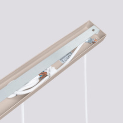 Lampe Suspendue KARBON 3L Taupe Sollux | Suspension Design GU10