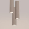 Lampe Suspendue KARBON 3P Taupe Sollux | Suspension Design GU10