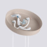 Lampe Suspendue KARBON 3P Taupe Sollux | Suspension Design GU10