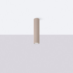 Plafonnier KARBON 30 Taupe Sollux | Spot Plafond Design GU10