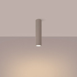Plafonnier KARBON 30 Taupe Sollux | Spot Plafond Design GU10