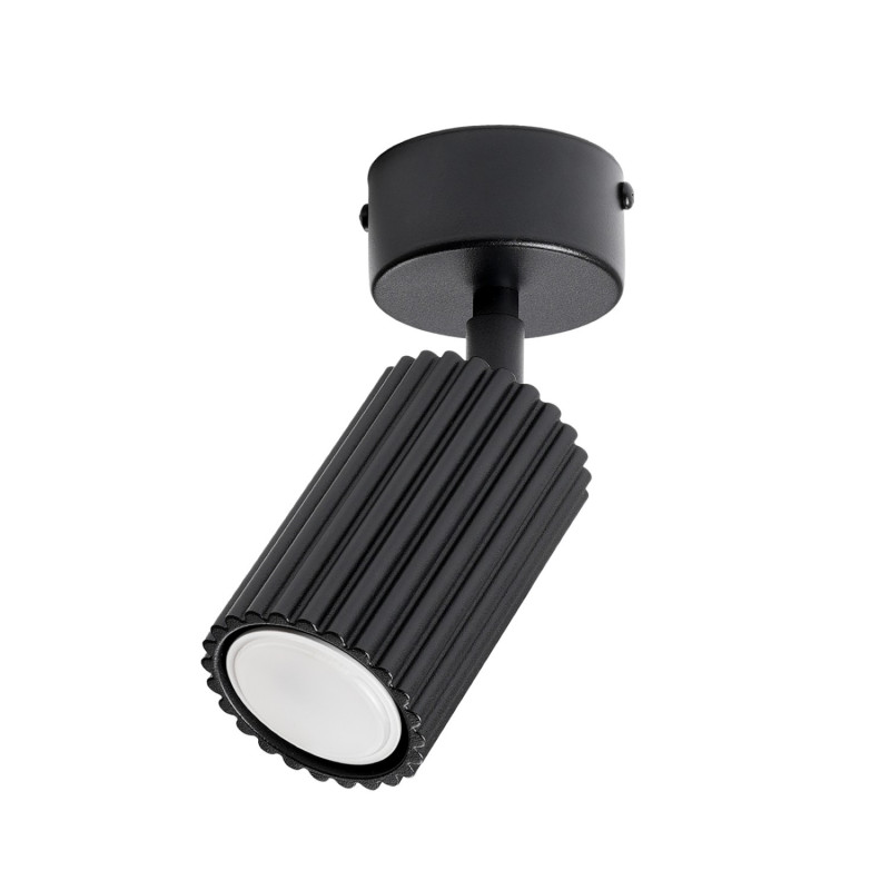 Plafonnier KARBON 1 Beige Sollux | Spot Plafond Design GU10