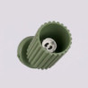 Plafonnier KARBON 1 Vert Olive Sollux | Spot Plafond Design GU10