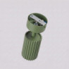Plafonnier KARBON 1 Vert Olive Sollux | Spot Plafond Design GU10