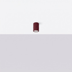 Plafonnier KARBON 10 Bordeaux Sollux | Spot Design GU10