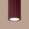 Plafonnier KARBON 10 Bordeaux Sollux | Spot Design GU10