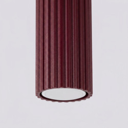 Plafonnier KARBON 10 Bordeaux Sollux | Spot Design GU10