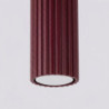 Plafonnier KARBON 10 Bordeaux Sollux | Spot Design GU10