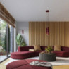 Plafonnier KARBON 10 Bordeaux Sollux | Spot Design GU10