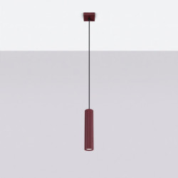 Suspension KARBON 1 Bordeaux Sollux | Luminaire Design GU10
