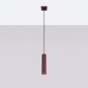 Suspension KARBON 1 Bordeaux Sollux | Luminaire Design GU10