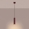 Suspension KARBON 1 Bordeaux Sollux | Luminaire Design GU10