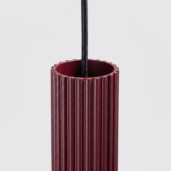 Suspension KARBON 1 Bordeaux Sollux | Luminaire Design GU10