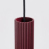 Suspension KARBON 1 Bordeaux Sollux | Luminaire Design GU10