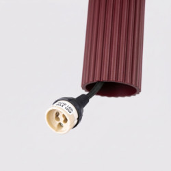 Suspension KARBON 1 Bordeaux Sollux | Luminaire Design GU10