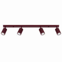 Plafonnier KARBON 4L Bordeaux Sollux | Luminaire Design GU10