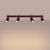 Plafonnier KARBON 4L Bordeaux Sollux | Luminaire Design GU10