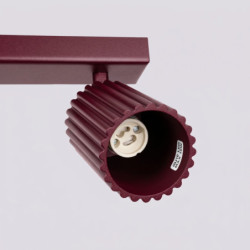 Plafonnier KARBON 4L Bordeaux Sollux | Luminaire Design GU10