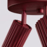 Plafonnier KARBON 3P Bordeaux Sollux | Luminaire Design GU10