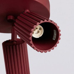 Plafonnier KARBON 3P Bordeaux Sollux | Luminaire Design GU10